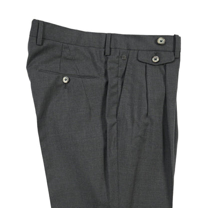 SALE｜GTA “HARRY” ウール100% ツータックスラックス / COMFORT FIT ダークグレー 48 | GUARDAROBA MILANO OFFICIAL STORE