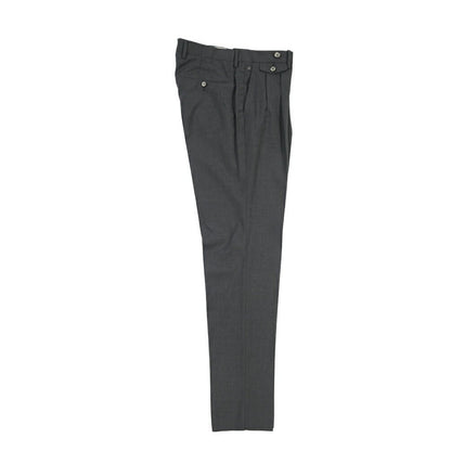 SALE｜GTA “HARRY” ウール100% ツータックスラックス / COMFORT FIT ダークグレー 48 | GUARDAROBA MILANO OFFICIAL STORE