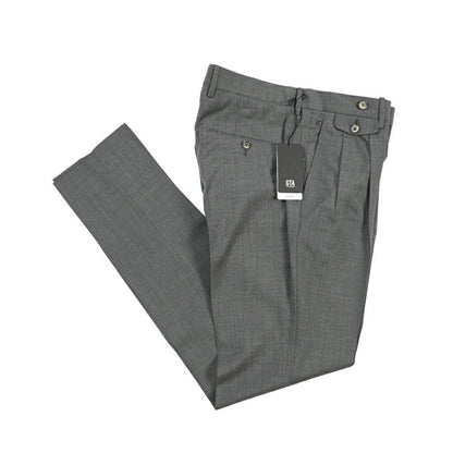 SALE｜GTA “HARRY” ウール100% ツータックスラックス / COMFORT FIT グレー 46 | GUARDAROBA MILANO OFFICIAL STORE