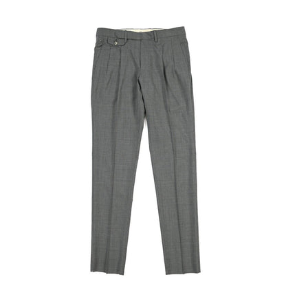 SALE｜GTA “HARRY” ウール100% ツータックスラックス / COMFORT FIT グレー 46 | GUARDAROBA MILANO OFFICIAL STORE