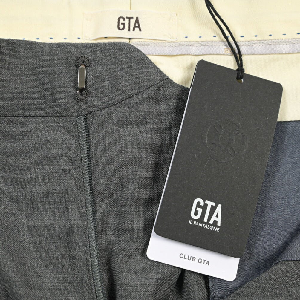 SALE｜GTA “HARRY” ウール100% ツータックスラックス / COMFORT FIT グレー 46 | GUARDAROBA MILANO OFFICIAL STORE