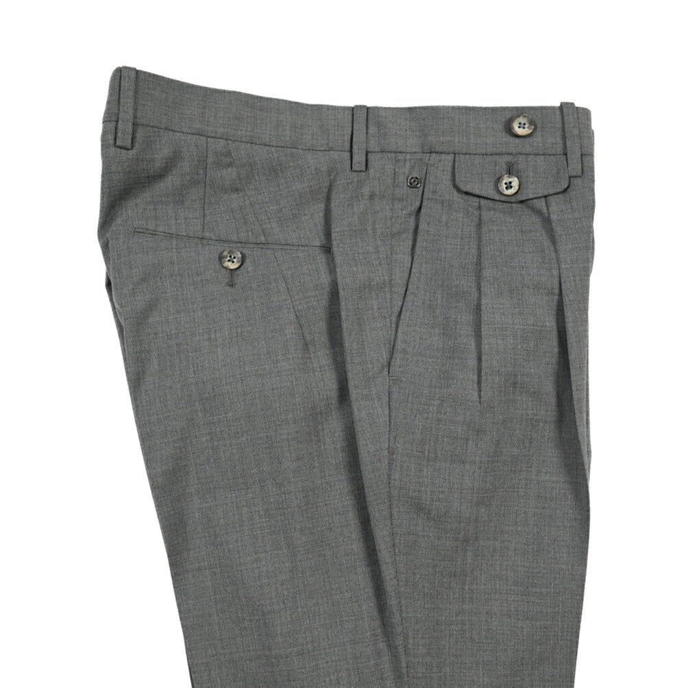 SALE｜GTA “HARRY” ウール100% ツータックスラックス / COMFORT FIT グレー 46 | GUARDAROBA MILANO OFFICIAL STORE