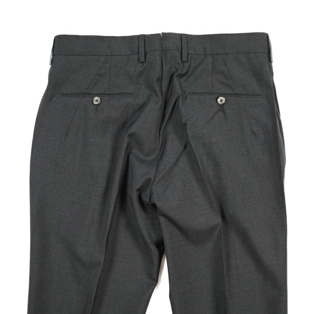 SALE｜GTA “HARRY” ウール100% ツータックスラックス / COMFORT FIT ダークグレー 48 | GUARDAROBA MILANO OFFICIAL STORE