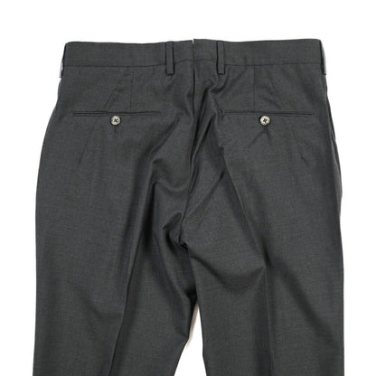 SALE｜GTA “HARRY” ウール100% ツータックスラックス / COMFORT FIT ダークグレー 48 | GUARDAROBA MILANO OFFICIAL STORE