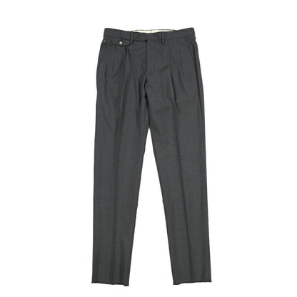 SALE｜GTA “HARRY” ウール100% ツータックスラックス / COMFORT FIT ダークグレー 48 | GUARDAROBA MILANO OFFICIAL STORE