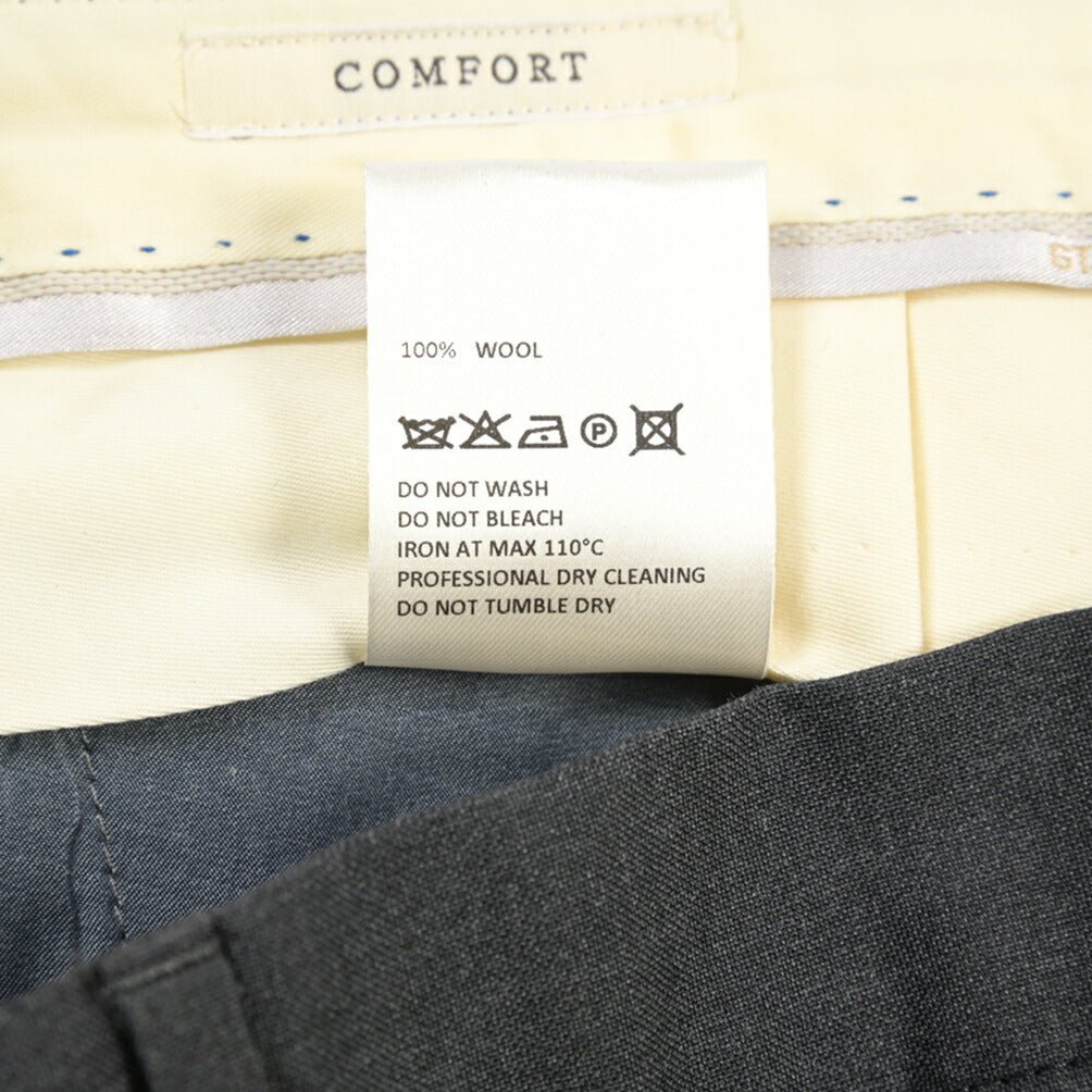 SALE｜GTA “HARRY” ウール100% ツータックスラックス / COMFORT FIT ダークグレー 48 | GUARDAROBA MILANO OFFICIAL STORE