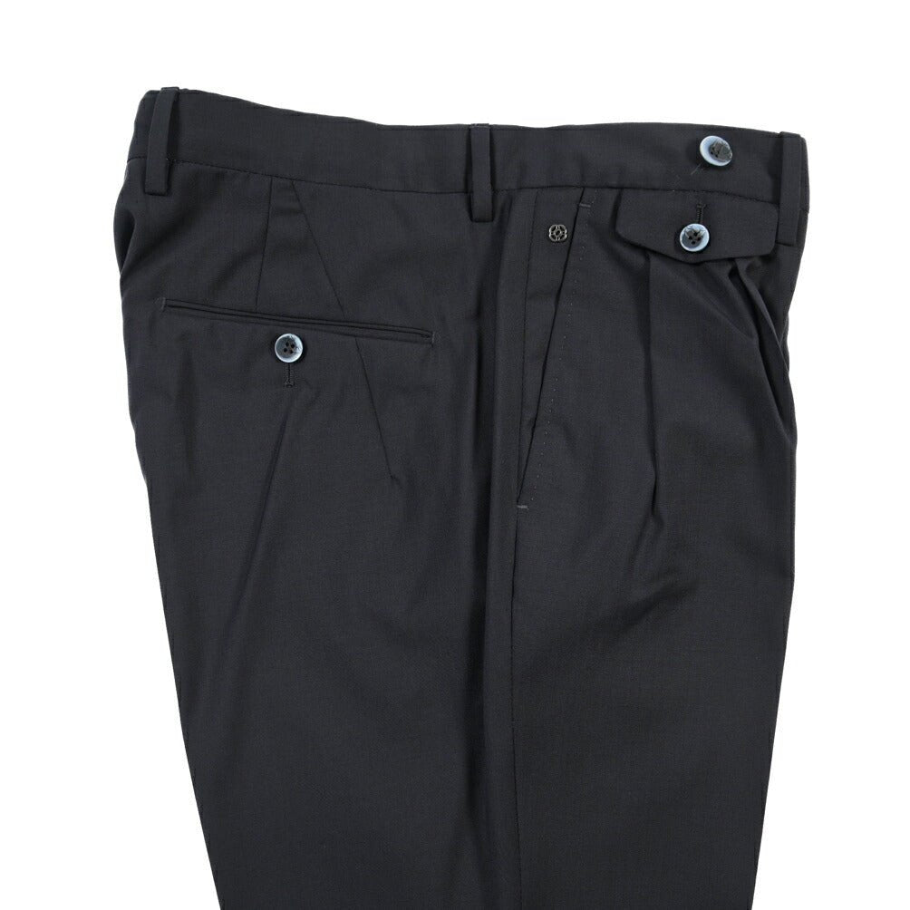 SALE｜GTA “HARRY” ウール100% ツータックスラックス / COMFORT FIT ネイビー 46 | GUARDAROBA MILANO OFFICIAL STORE