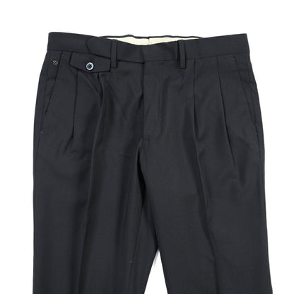 SALE｜GTA “HARRY” ウール100% ツータックスラックス / COMFORT FIT ネイビー 46 | GUARDAROBA MILANO OFFICIAL STORE