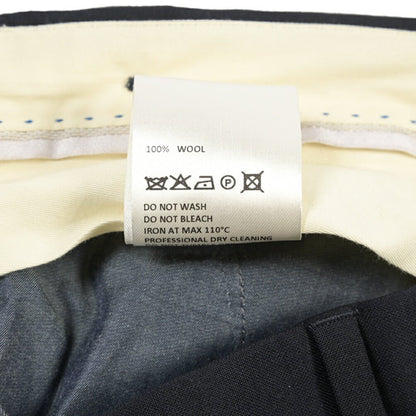 SALE｜GTA “HARRY” ウール100% ツータックスラックス / COMFORT FIT ネイビー 46 | GUARDAROBA MILANO OFFICIAL STORE