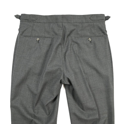 SALE｜GTA “HERRICK” ウール100% ツータックスラックス / COMFORT FIT グレー 46 | GUARDAROBA MILANO OFFICIAL STORE
