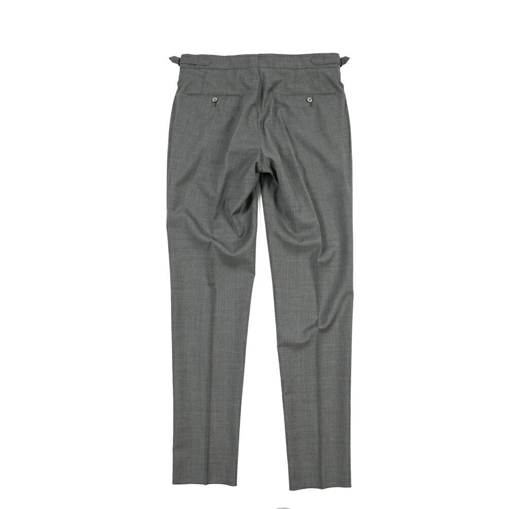 SALE｜GTA “HERRICK” ウール100% ツータックスラックス / COMFORT FIT グレー 46 | GUARDAROBA MILANO OFFICIAL STORE