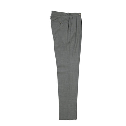 SALE｜GTA “HERRICK” ウール100% ツータックスラックス / COMFORT FIT グレー 46 | GUARDAROBA MILANO OFFICIAL STORE