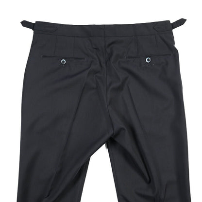 SALE｜GTA “HERRICK” ヴァージンウール100% ツータックスラックス / COMFORT FIT ネイビー 48 | GUARDAROBA MILANO OFFICIAL STORE