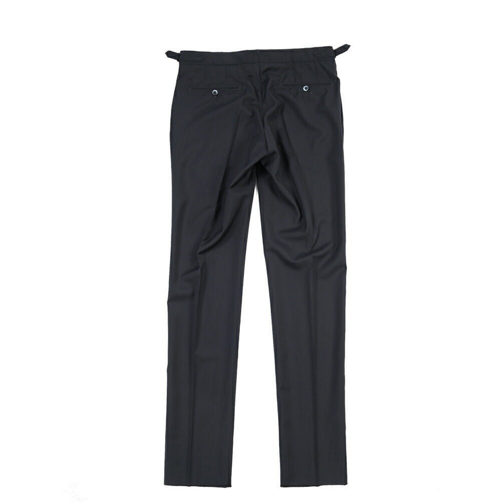 SALE｜GTA “HERRICK” ヴァージンウール100% ツータックスラックス / COMFORT FIT ネイビー 48 | GUARDAROBA MILANO OFFICIAL STORE