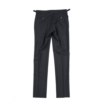 SALE｜GTA “HERRICK” ヴァージンウール100% ツータックスラックス / COMFORT FIT ネイビー 48 | GUARDAROBA MILANO OFFICIAL STORE