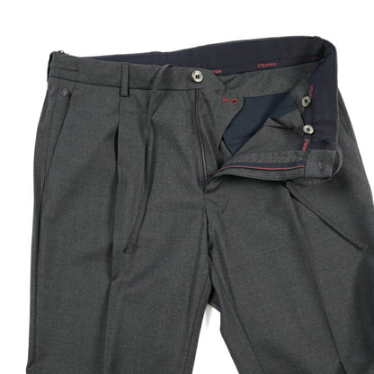 SALE｜GTA “HERRICK JOG” ヴァージンウール100% インドローコード付きジョガーパンツ / SLIM FIT ダークグレー 50 | GUARDAROBA MILANO OFFICIAL STORE