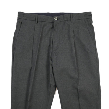SALE｜GTA “HERRICK JOG” ヴァージンウール100% インドローコード付きジョガーパンツ / SLIM FIT ダークグレー 50 | GUARDAROBA MILANO OFFICIAL STORE