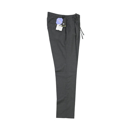 SALE｜GTA “HERRICK JOG” ヴァージンウール100% インドローコード付きジョガーパンツ / SLIM FIT ダークグレー 50 | GUARDAROBA MILANO OFFICIAL STORE