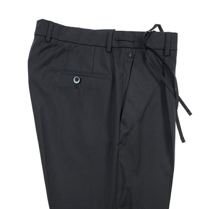 SALE｜GTA “HERRICK JOG” ヴァージンウール100% インドローコード付きジョガーパンツ / SLIM FIT ネイビー 48 | GUARDAROBA MILANO OFFICIAL STORE