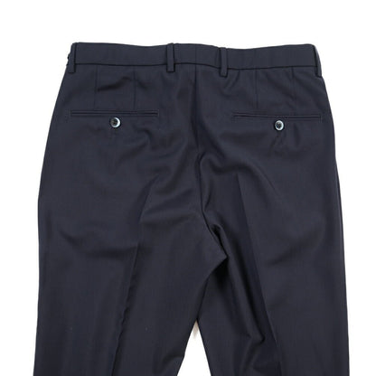 SALE｜GTA “HERRICK JOG” ヴァージンウール100% インドローコード付きジョガーパンツ / SLIM FIT ネイビー 44 | GUARDAROBA MILANO OFFICIAL STORE