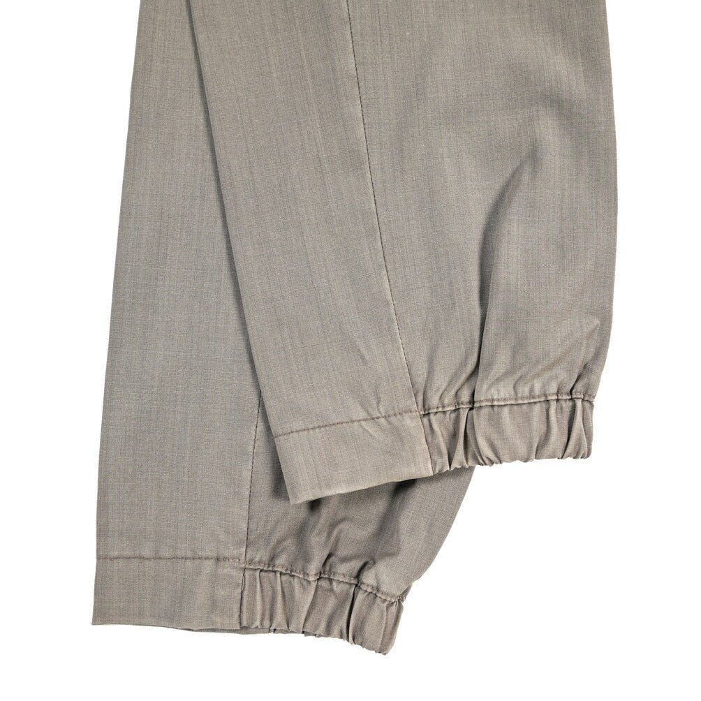 SALE｜GTA “HERRICK JOG NEW” ヴァージンウール100% ドローコード付きジョガーパンツ / COMFORT FIT グレージュ 46 | GUARDAROBA MILANO OFFICIAL STORE