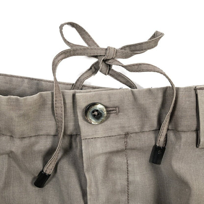 SALE｜GTA “HERRICK JOG NEW” ヴァージンウール100% ドローコード付きジョガーパンツ / COMFORT FIT グレージュ 46 | GUARDAROBA MILANO OFFICIAL STORE
