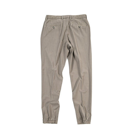 SALE｜GTA “HERRICK JOG NEW” ヴァージンウール100% ドローコード付きジョガーパンツ / COMFORT FIT グレージュ 46 | GUARDAROBA MILANO OFFICIAL STORE