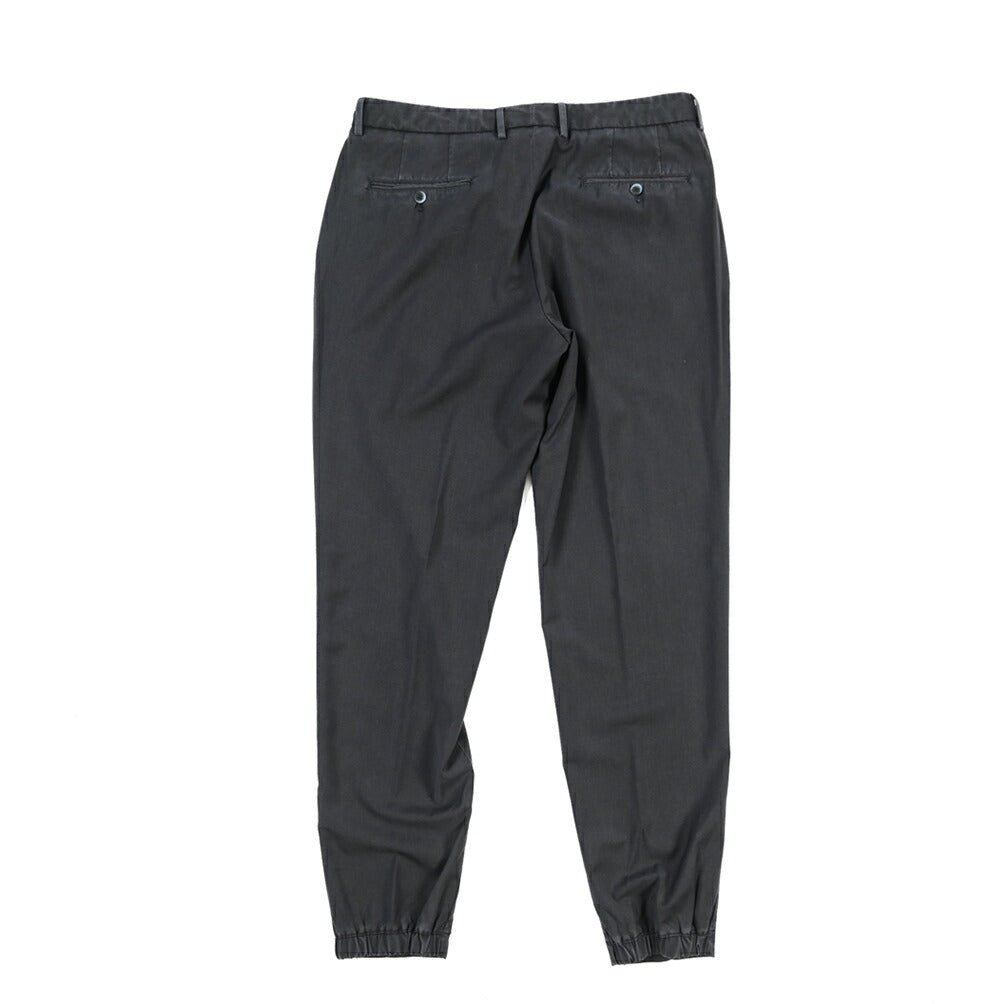 SALE｜GTA “HERRICK JOG NEW” ヴァージンウール100% ドローコード付きジョガーパンツ / COMFORT FIT ネイビー 48 | GUARDAROBA MILANO OFFICIAL STORE