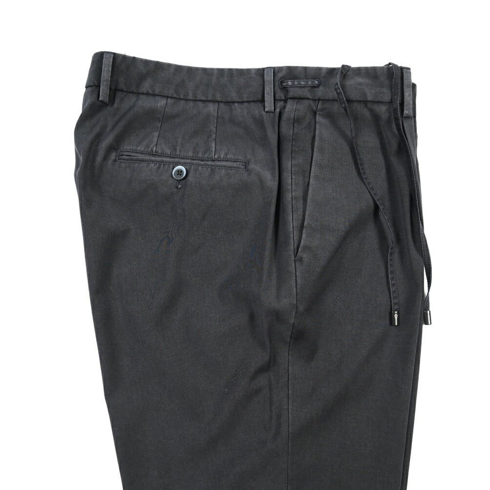 SALE｜GTA “HERRICK JOG NEW” ヴァージンウール100% ドローコード付きジョガーパンツ / COMFORT FIT ネイビー 48 | GUARDAROBA MILANO OFFICIAL STORE
