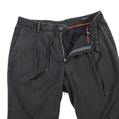 SALE｜GTA “HERRICK JOG NEW” ヴァージンウール100% ドローコード付きジョガーパンツ / COMFORT FIT ネイビー 48 | GUARDAROBA MILANO OFFICIAL STORE