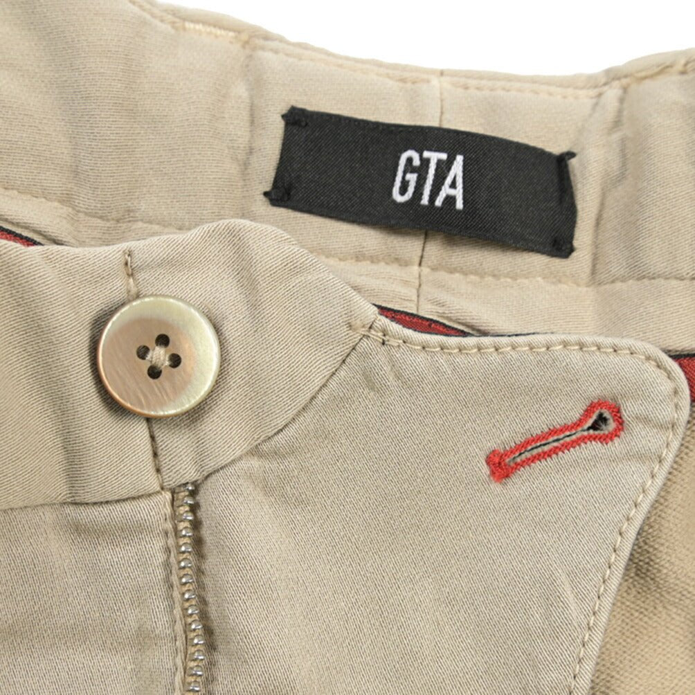 SALE｜GTA “HERRICK JOG NEW” ストレッチコットン ドローコード付きジョガーパンツ / COMFORT FIT ベージュ 50 | GUARDAROBA MILANO OFFICIAL STORE