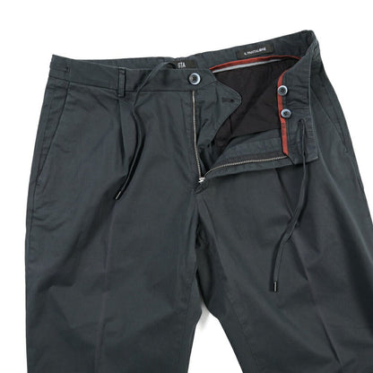 SALE｜GTA “HERRICK JOG NEW” ストレッチコットン ドローコード付きジョガーパンツ / COMFORT FIT ネイビー 46 | GUARDAROBA MILANO OFFICIAL STORE