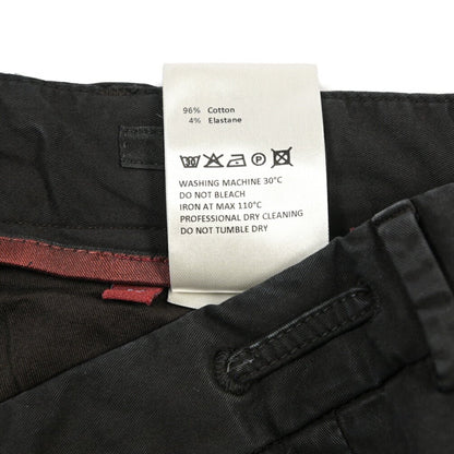 SALE｜GTA “HERRICK JOG NEW” ストレッチコットン ドローコード付きジョガーパンツ / COMFORT FIT ブラック 48 | GUARDAROBA MILANO OFFICIAL STORE