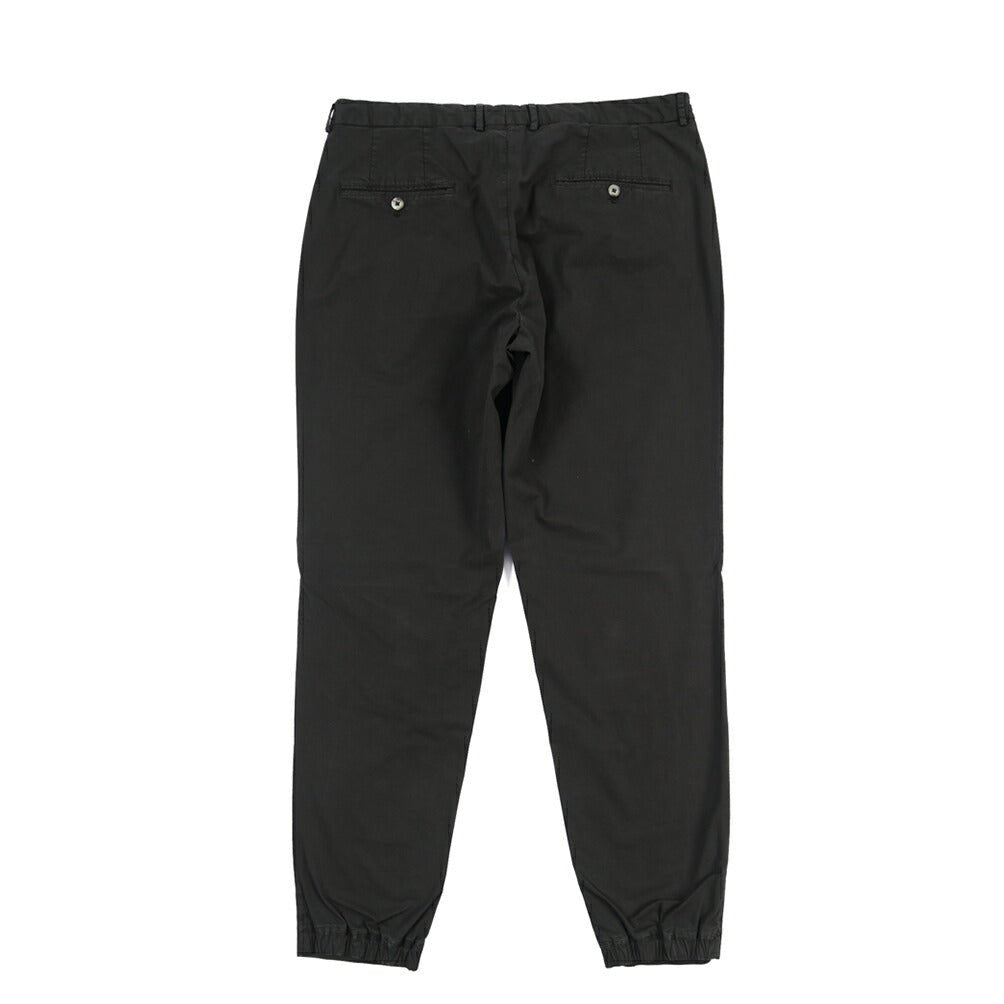 SALE｜GTA “HERRICK JOG NEW” ストレッチコットン ドローコード付きジョガーパンツ / COMFORT FIT ブラック 48 | GUARDAROBA MILANO OFFICIAL STORE