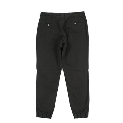 SALE｜GTA “HERRICK JOG NEW” ストレッチコットン ドローコード付きジョガーパンツ / COMFORT FIT ブラック 48 | GUARDAROBA MILANO OFFICIAL STORE