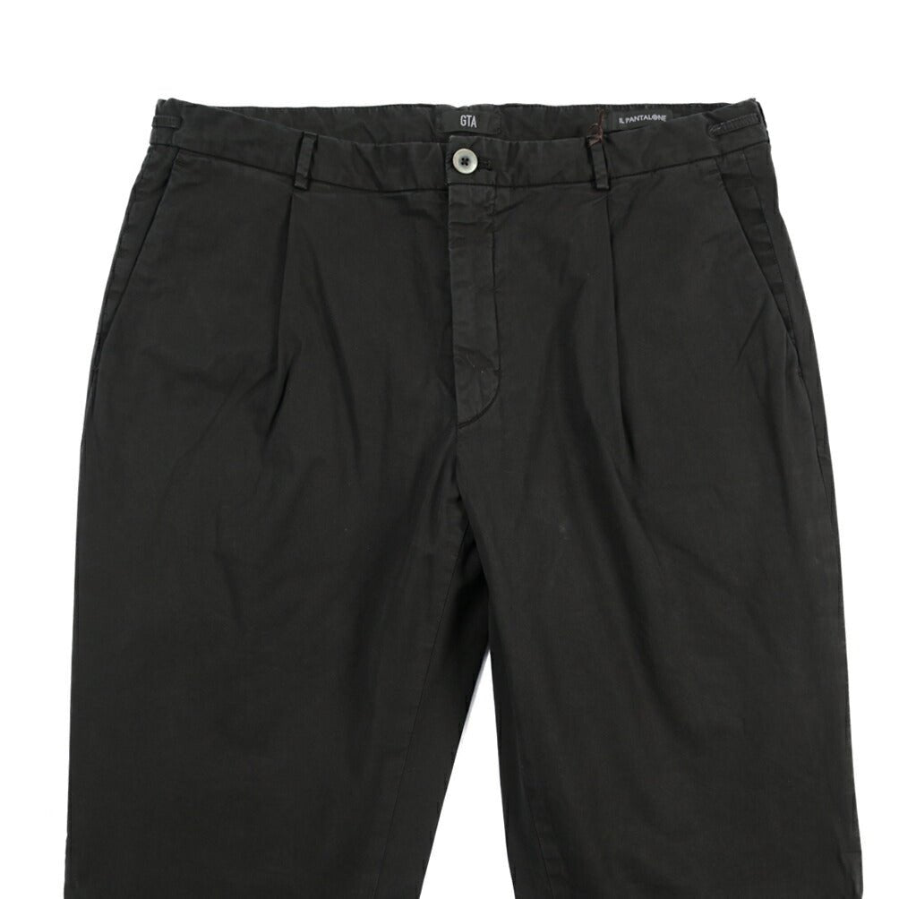 SALE｜GTA “HERRICK JOG NEW” ストレッチコットン ドローコード付きジョガーパンツ / COMFORT FIT ブラック 48 | GUARDAROBA MILANO OFFICIAL STORE