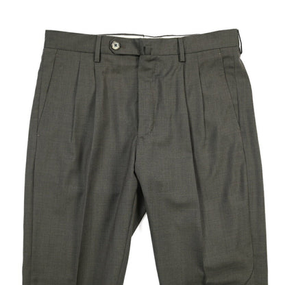SALE｜GTA “LUCA” ウール100% ツータックスラックス / REGULAR FIT グレー 48 | GUARDAROBA MILANO OFFICIAL STORE