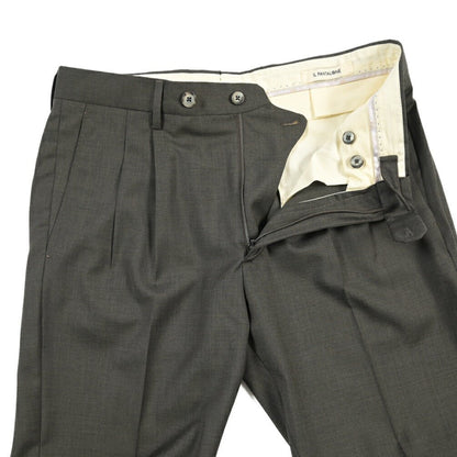 SALE｜GTA “LUCA” ウール100% ツータックスラックス / REGULAR FIT グレー 48 | GUARDAROBA MILANO OFFICIAL STORE