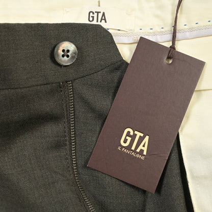 SALE｜GTA “LUCA” ウール100% ツータックスラックス / REGULAR FIT グレー 48 | GUARDAROBA MILANO OFFICIAL STORE