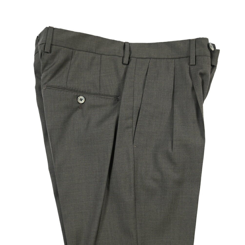 SALE｜GTA “LUCA” ウール100% ツータックスラックス / REGULAR FIT グレー 48 | GUARDAROBA MILANO OFFICIAL STORE