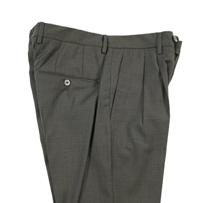 SALE｜GTA “LUCA” ウール100% ツータックスラックス / REGULAR FIT グレー 48 | GUARDAROBA MILANO OFFICIAL STORE