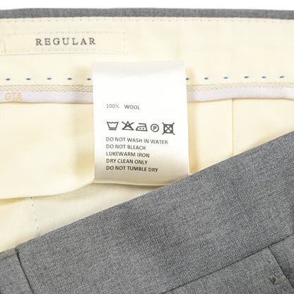 SALE｜GTA “LUCA” ウール100% ツータックスラックス / REGULAR FIT グレー 52 | GUARDAROBA MILANO OFFICIAL STORE