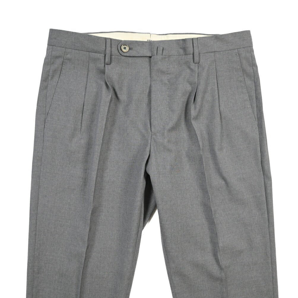 SALE｜GTA “LUCA” ウール100% ツータックスラックス / REGULAR FIT グレー 52 | GUARDAROBA MILANO OFFICIAL STORE