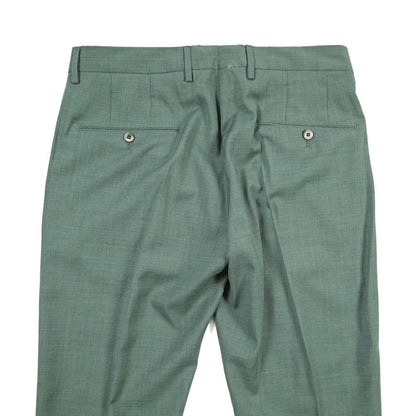 SALE｜GTA “LUCA” ウールヴァージンウール100% ツータックスラックス / REGULAR FIT グリーン 48 | GUARDAROBA MILANO OFFICIAL STORE