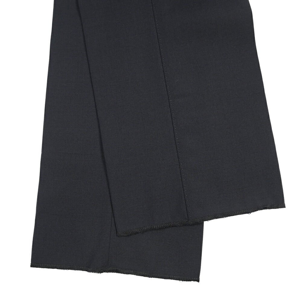 SALE｜GTA “MAX II” ウール100% ツータックベルトレススラックス / COMFORT FIT ネイビー 48 | GUARDAROBA MILANO OFFICIAL STORE
