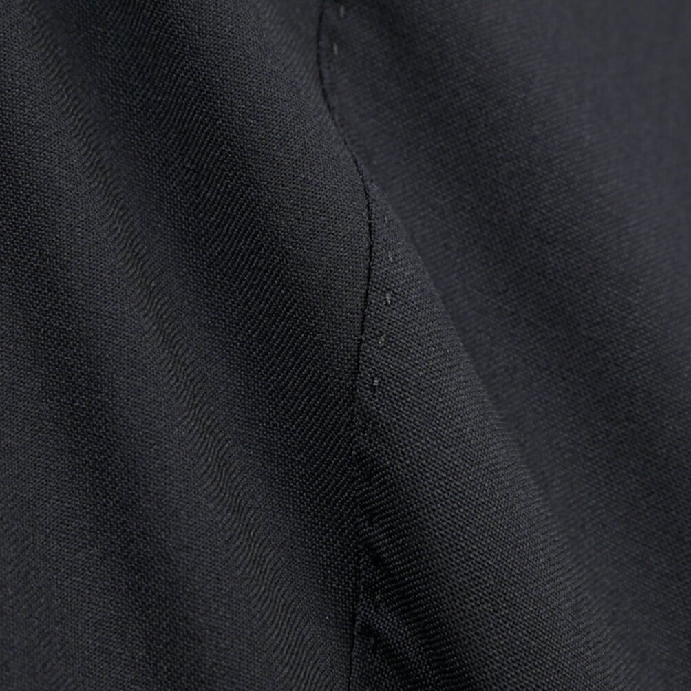 SALE｜GTA “MAX II” ウール100% ツータックベルトレススラックス / COMFORT FIT ネイビー 48 | GUARDAROBA MILANO OFFICIAL STORE