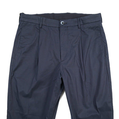 SALE｜GTA “NIGEL” ナイロン混コットン ウエストバンド付きイージーパンツ / SLIM FIT ネイビー 54 | GUARDAROBA MILANO OFFICIAL STORE