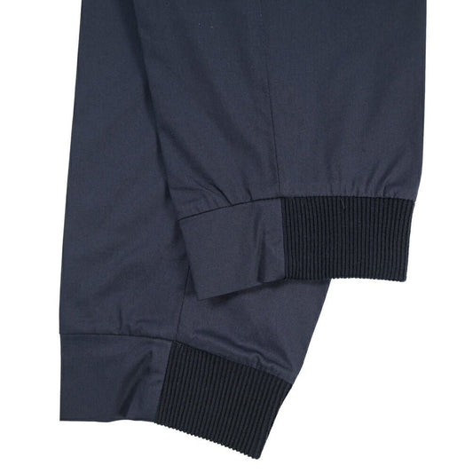 SALE｜GTA “NIGEL” ナイロン混コットン ウエストバンド付きイージーパンツ / SLIM FIT ネイビー 48 | GUARDAROBA MILANO OFFICIAL STORE