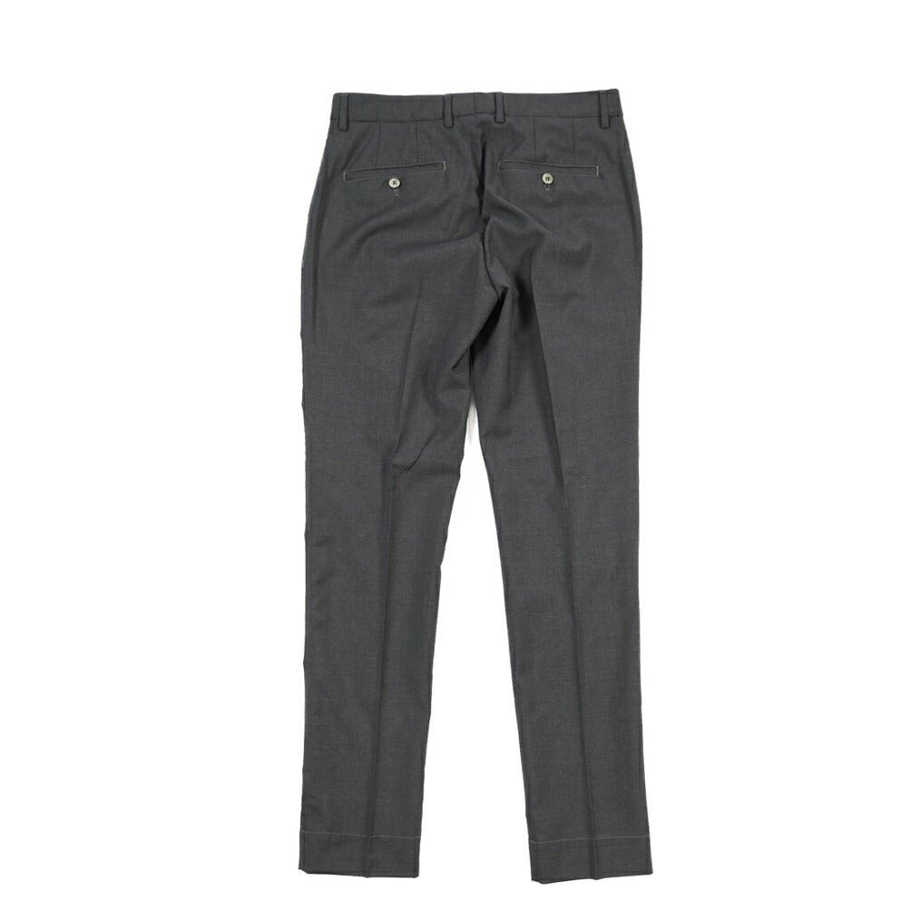 SALE｜GTA “NIKKO 01” ヴァージンウール100% ワンタックスラックス / SLIM FIT ダークグレー 48 | GUARDAROBA MILANO OFFICIAL STORE