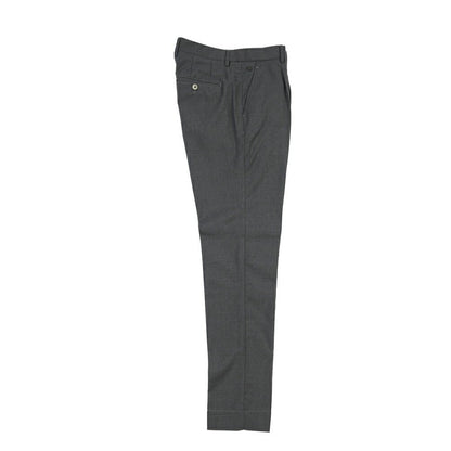 SALE｜GTA “NIKKO 01” ヴァージンウール100% ワンタックスラックス / SLIM FIT ダークグレー 48 | GUARDAROBA MILANO OFFICIAL STORE
